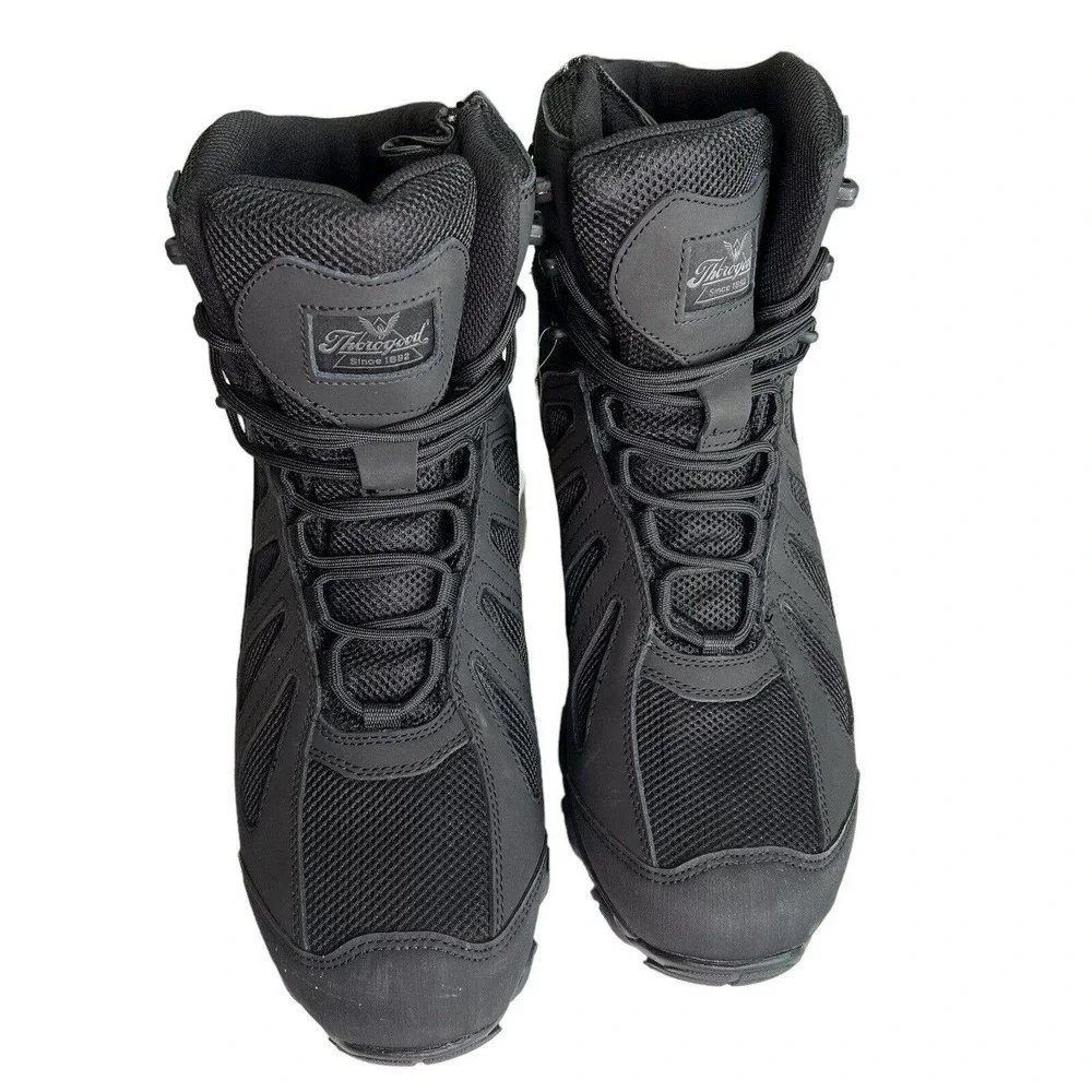 Thorogood Crosstrex Waterproof Work Boots, Black, Men's 13 M